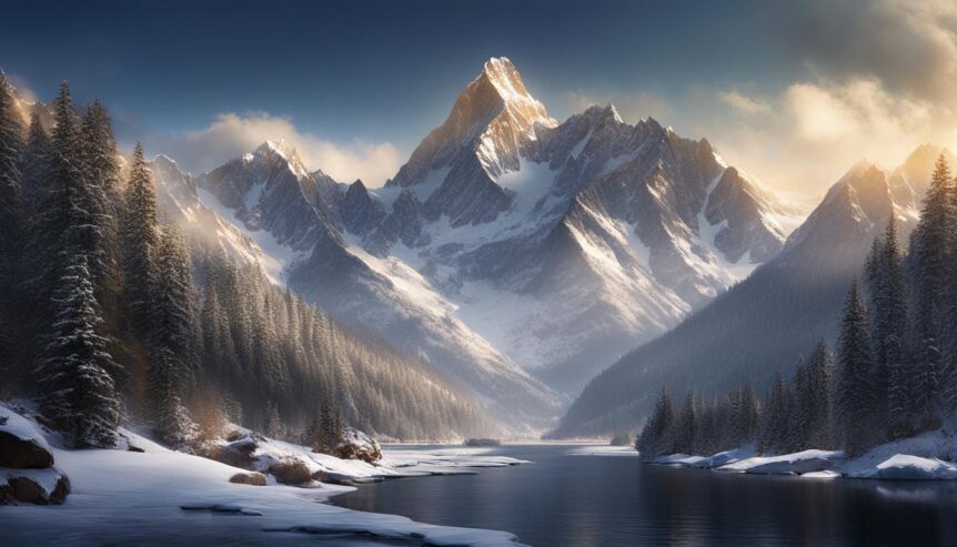 Breathtaking mountain imagery